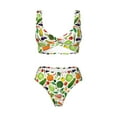 thumbnail image 4 of Daiia Vegetables2 Women's Bikini Set Two Piece Swimsuit High Waisted Bikini Adjustable Straps Bikini Perfect for Beach, Pool, and Summer Vacation-Medium, 4 of 9