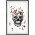 thumbnail image 3 of Parvez Taj "Butterfly Skull Paradise" Framed Painting Print, 3 of 5