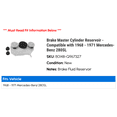 thumbnail image 2 of Brake Master Cylinder Reservoir - Compatible with 1968 - 1971 Mercedes-Benz 280SL 1969 1970, 2 of 2