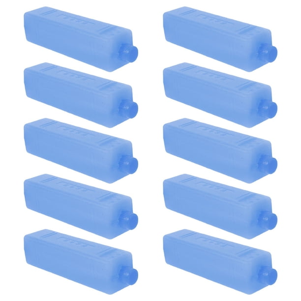 Moluckfu 10Ud Bloques De Hielo Para Cooler Reutilizables Con Color Azul