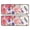 Pioneer Flower Floral-3, variant on Kitchen Rugs Sets Of 2,Pioneer Flower Floral Print Pattern Anti Fatigue Kitchen Mat Rugs Non Slip Washable,Decorative Kitchen Floor Mats for Kitchen,Sink,Laundry,17"x47" 17"x47"