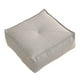 thumbnail image 1 of Cojín de suelo tipo puf, cojín de asiento grueso y grande para futón, cojín para asiento de silla Gris claro, 1 of 9