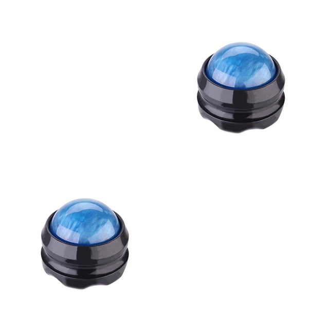 Advancent Bola de rodillo de masaje, masajeador en frío, terapia de relajación muscular corporal, relajante de espalda y cadera para pies, masajeador de azul 2piezas Advancent CBP106866