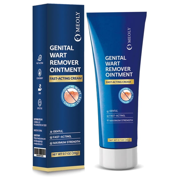 Crema eliminadora de verrugas genitales MEOLY de acción rápida con ácido salicílico