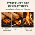 thumbnail image 5 of Greenes Fence Fatwood Fire Starter – 8 lb Bag – 100% Natural Pine Resin Kindling – Chemical-Free All-Weather Fire Starting Sticks for Fireplaces, Campfires, Wood Stoves & Grills Greenes Fence Fatwood, 5 of 5