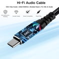 thumbnail image 2 of Cable de audio USB C a doble XLR macho Anewbig, 6.6 pies, negro, 2 of 9