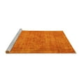 thumbnail image 2 of Ahgly Company Machine Washable Indoor Rectangle Abstract Yellow Contemporary Area Rugs, 7' x 9', 2 of 4