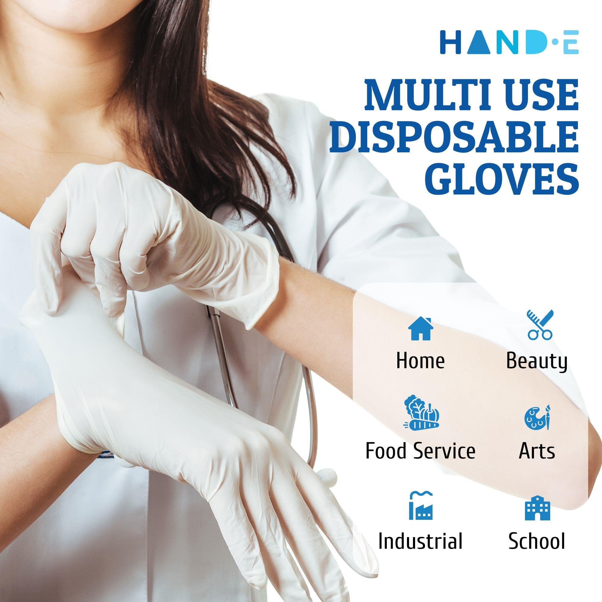 White Nitrile Gloves, FineTOUGH