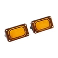 thumbnail image 1 of 2 piezas de protector de luz antiniebla para motocicleta, cubierta de protección de repuesto para luz antiniebla Naranja, 1 of 9