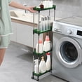 thumbnail image 1 of XYAIYT Slim Rolling Storage Cart 4 Tier Shelving Unit with Wheels for Kitchen Bathroom Laundry Room Organization Multifunctional Utility Rack for Narrow Spaces and Easy Access, 1 of 8
