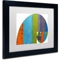 thumbnail image 2 of Trademark Fine Art "Fibonacci Spiral" Canvas Art by Michelle Calkins, White Matte, Black Frame, 2 of 4