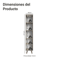 thumbnail image 2 of Alacena Armario Despensero Madesa Nice 40cm 2 Puertas Crema, 2 of 5