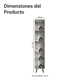 thumbnail image 2 of Alacena Armario Despensero Madesa Nice 40cm 2 Puertas CC, 2 of 5