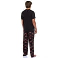 thumbnail image 5 of Jurassic Park Men's T Rex Slash Movie Logo 2-Piece Lounge Sleep Set Short Sleeve Shirt and Pajama Pant, 5 of 6