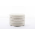 thumbnail image 7 of Ivory Velvet, Wooden Shelving | Bedroom Bench, Storage | No Assembly, Dual-Function Cover, 7 of 7