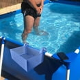 thumbnail image 3 of Pool Hanging Storage Basket, High Stability Easy Access Pool Toy Basket Wearproof  For Above Ground Swimming Pools, 3 of 8