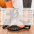 thumbnail image 3 of Women's Hollow Wedge Sandals Casual Summer Shoes,Fashion Comfortable Platform Design Breathable Outdoor Beach Vacation Daily Walking Footwear Brown 6, 3 of 9