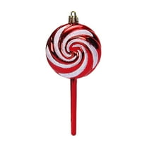 Darzheoy Christmas Tree Ornaments Lollipop Painted Candy Shaped Christmas Decoration Pendant Accessories Christmas Tree Small Pendant
