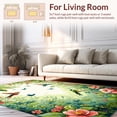 thumbnail image 2 of ODIKA 5'x7' Machine Washable Non-Slip Area Rug, Charming Nature Inspired with Exotic High Traffic Rug, Green, 278823, 2 of 7