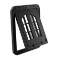 thumbnail image 4 of Puerta corrediza horizontal para perros, puerta para porche con cierre automático, puerta para perros, puerta mosquitera para gatos medianos, regalo L Negro, 4 of 9