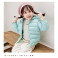thumbnail image 2 of Baby Boys Girls Winter Coats Toddler Bear Hoods Down Jacket Infant Kids Light Puffer Padded Outwear, 2 of 8