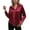 Claret, variant on Avamo Women Shirts Button Down Blouse Lapel Tunic Tops Satin Shirt Travel White L