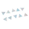 thumbnail image 1 of Pendientes colgantes Yuyangstore de acrílico triangular Azul claro 10 piezas, 1 of 8