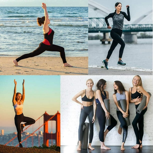  YOYOYOGA Yoga Leggings for Women Carbon Finishing High Waisted  Yoga Pants with Pockets Workout Running Legging Black S : Clothing, Shoes &  Jewelry