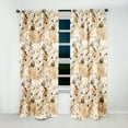 thumbnail image 6 of Designart "Abstract Paisley Paw Prints III" Abstract Room Darkening Curtain Single Panel, 6 of 6
