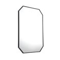 thumbnail image 5 of MacLuu Octagon Aluminum Wall Mirror 23.6" x 31.5" - Black, 5 of 5