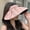 E-599 Pink Striped Shell Empty Top Hat, variant on Hollow Top Shell Hat For Women Spring/Summer Korean Version Versatile Big Eaves Black Rubber Sun Visor Hat For Leisure Outdoor Face Covering Sun Protection Hat