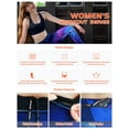 thumbnail image 2 of Coolmg Yoga Pants for Women Capri Running Tights Low Rise Leggings Workout Gym with Hidden Pockets, 2 of 4