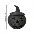 thumbnail image 3 of THOPBPRK Halloween Seagrass & Metal Pumpkin Basket - 10.2" Handmade Woven Jack O' Lantern Halloween Centerpiece & Fall Porch Decor, 3 of 7