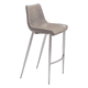 thumbnail image 4 of Banco de Bar Kessa Muebles Magnus Gris Acero, 4 of 5