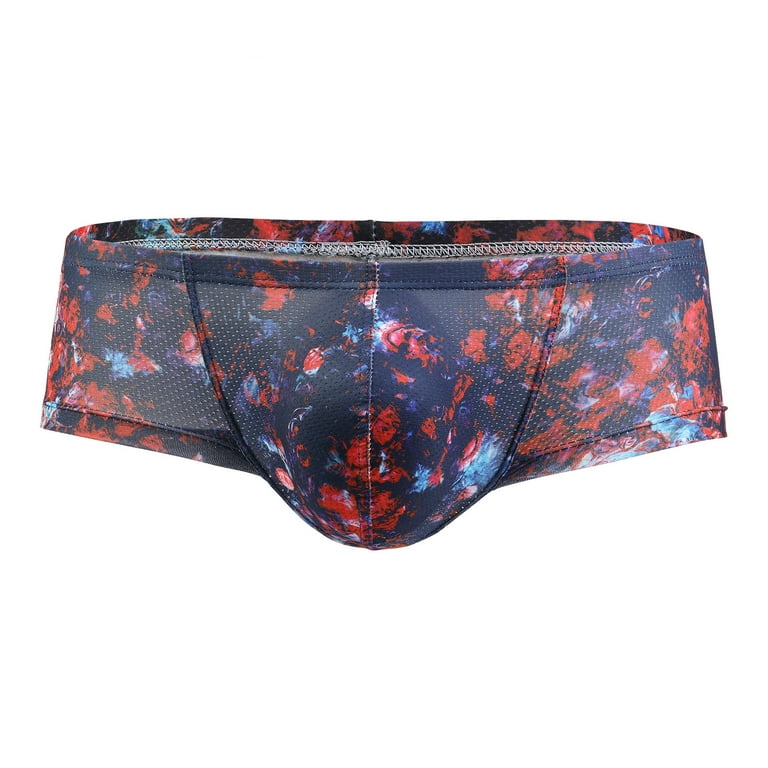 Aayomet Mens Underwear Boxer Briefs Men's Underwear Multipack Modal  Microfiber Briefs No Fly Covered Waistband Silky Touch Underpants,Blue XXL  