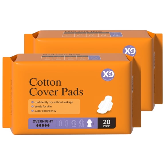 (2 pack) X9 Cotton Cover Extra Long Liners
