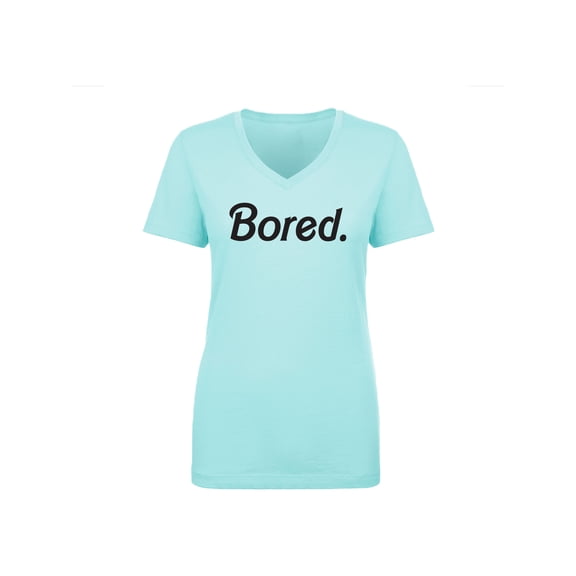 Bored Womens V-Neck T-Shirt