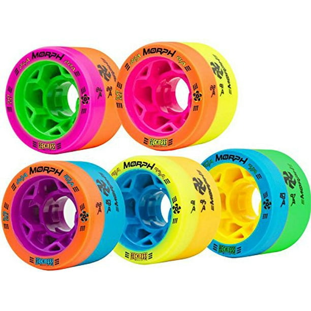 Reckless MORPH Quad Indoor Roller Derby Speed Skate Dual Durometer