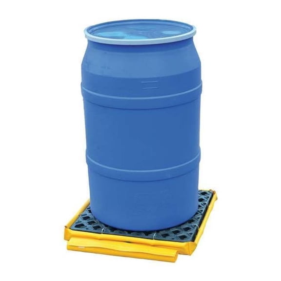 Spill Deck, 77 gal Spill Capacity, 1 Drums, 1,500 lb Load Capacity, Polyethylene