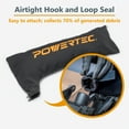 thumbnail image 2 of POWERTEC 72038 Table Saw Dust Collector Bag Fits 10" Tablesaws w/ 2.5" Dust Port and Safety Push Block & Push Stick 5-pc Set for Table Saws, Router Tables, Band Saws & Jointers, Hand Protection, 2 of 8