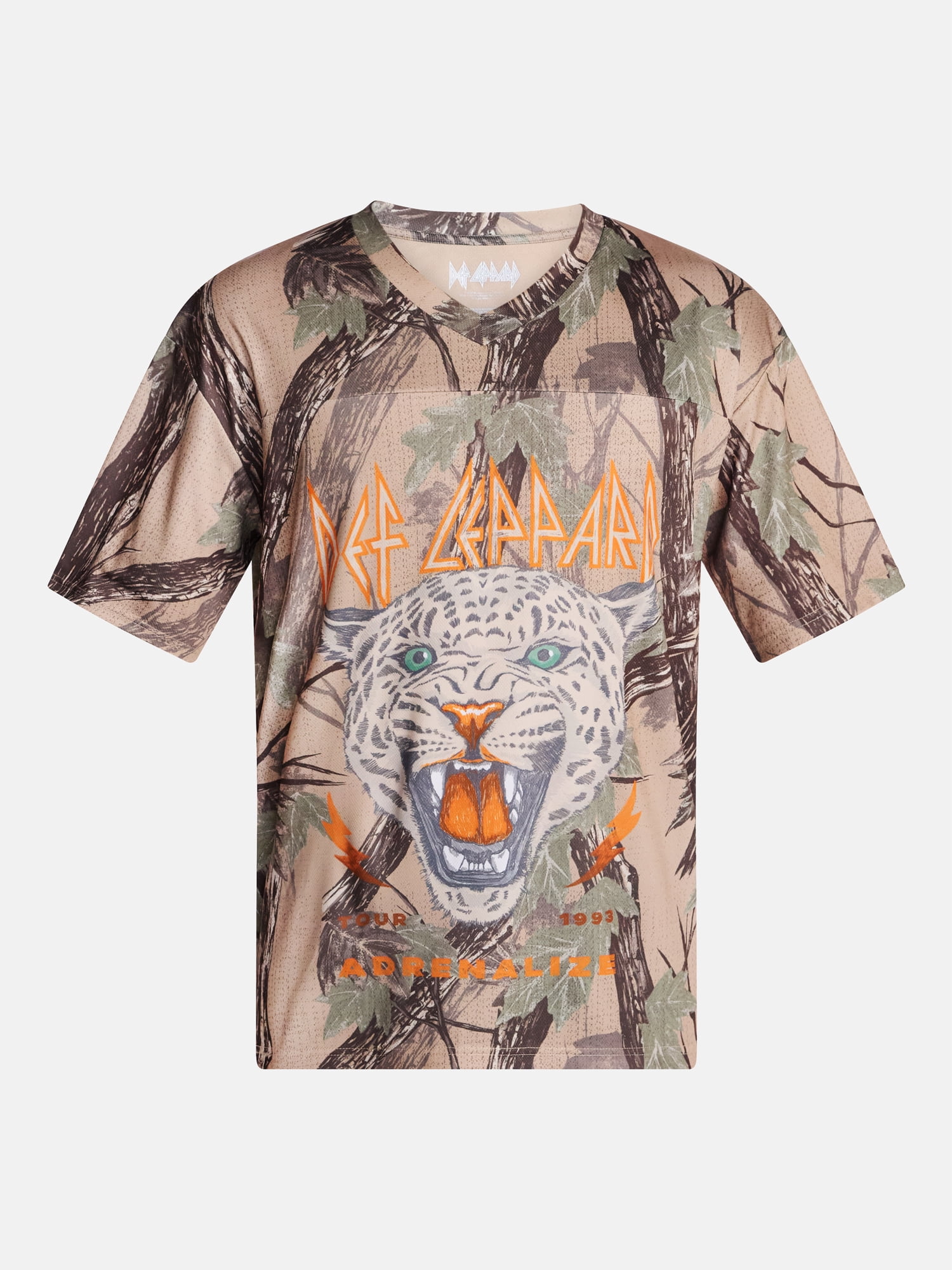 Def Leppard Men's and Big Men's Jersey with Short Sleeves, Sizes S-3XL
