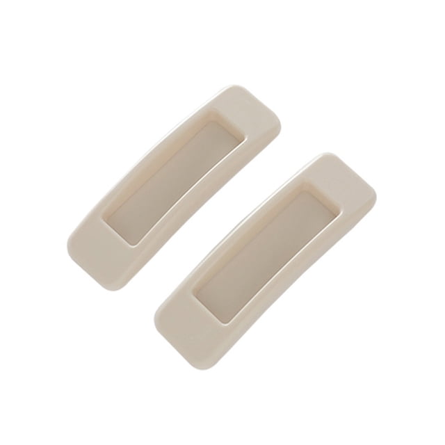 Monstrate Paquete de 2 tiradores de armario, tiradores de cajón autoadhesivos, pomo de plástico para el hogar, accesorios para puerta de Type3 NO3