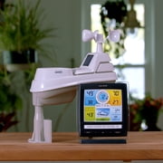 AcuRite Iris® (5-in-1) Indoor/Outdoor Wireless Weather Station with Built-in Barometer and Two Digital Displays (01078M)