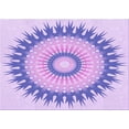 thumbnail image 1 of Ahgly Company Machine Washable Indoor Rectangle Transitional Blossom Pink Area Rugs, 8' x 10', 1 of 7
