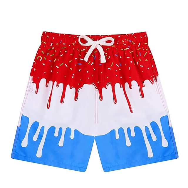 MDUKONU Boys Drawstring Sports Shorts Quick Dry Breathable Running Workout Shorts Red 11-12 Years