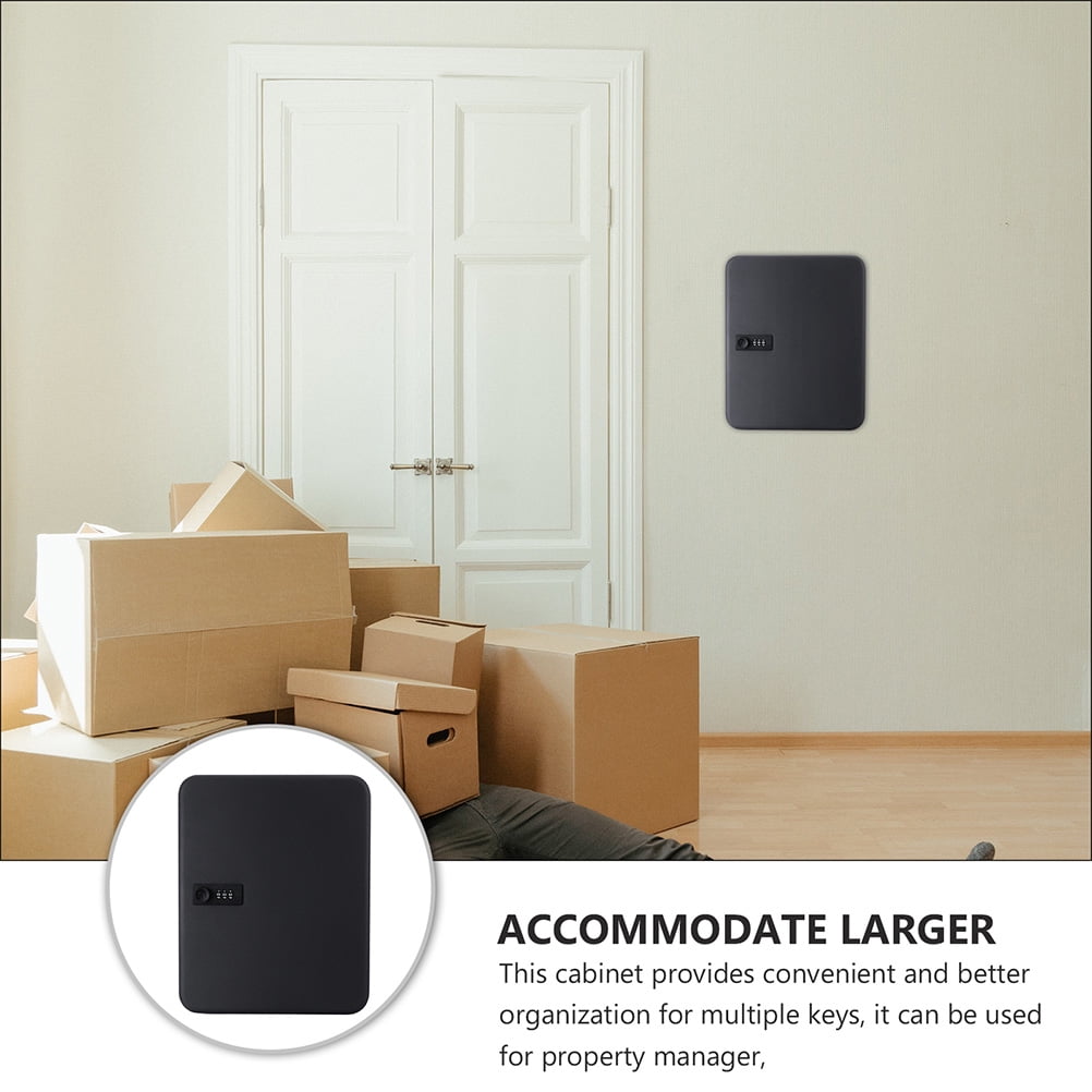 AURARMLET 1Set Password Key Box Wall Mounted For Office Use 9.82X7.86X2.95in