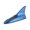 Blue, variant on Walbest Shark Fin Wind Power Waterproof Car Shark Fin Roof Antenna LED Flash Light Lamp for Safety Universal Car Truck SUV Roof Decoration Spoiler Wing
