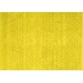 thumbnail image 1 of Ahgly Company Machine Washable Indoor Rectangle Abstract Yellow Contemporary Area Rugs, 2' x 4', 1 of 4