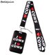 thumbnail image 5 of Cita textual Corazones Cordón para llaves Soporte para teléfono Correa para el cuello divertida con llavero Tarjeta de identificación Cintas de animales DIY Cuerda para colgar, 5 of 5