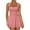 Light Pink, variant on Short Party Dress for Women Summer Sleeveless Square Neck Tiered Ruffle Hem Ruched Waist A Line Mini Dress
